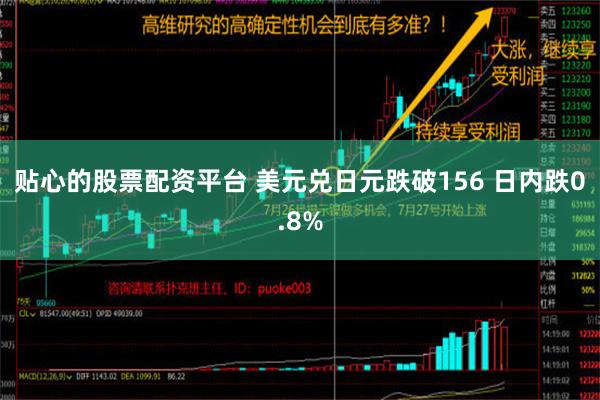 贴心的股票配资平台 美元兑日元跌破156 日内跌0.8%