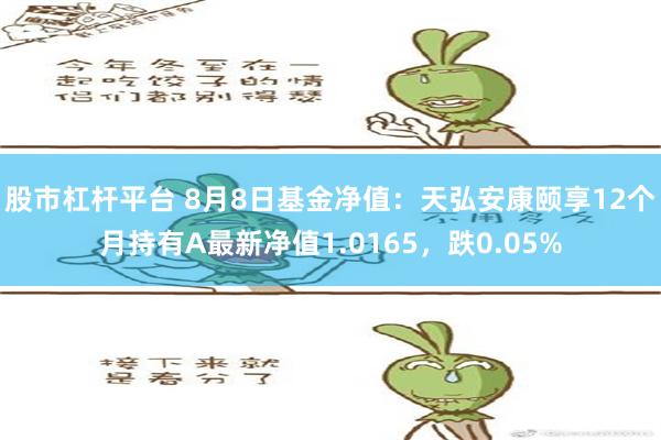 股市杠杆平台 8月8日基金净值：天弘安康颐享12个月持有A最新净值1.0165，跌0.05%