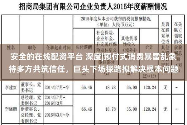 安全的在线配资平台 深度|预付式消费暴雷乱象待多方共筑信任，巨头下场探路拟解决根本问题