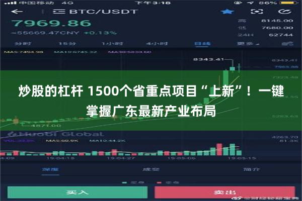 炒股的杠杆 1500个省重点项目“上新”！一键掌握广东最新产业布局